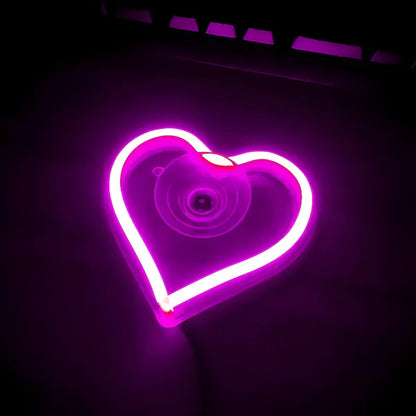 USB充電式ハートLEDライト