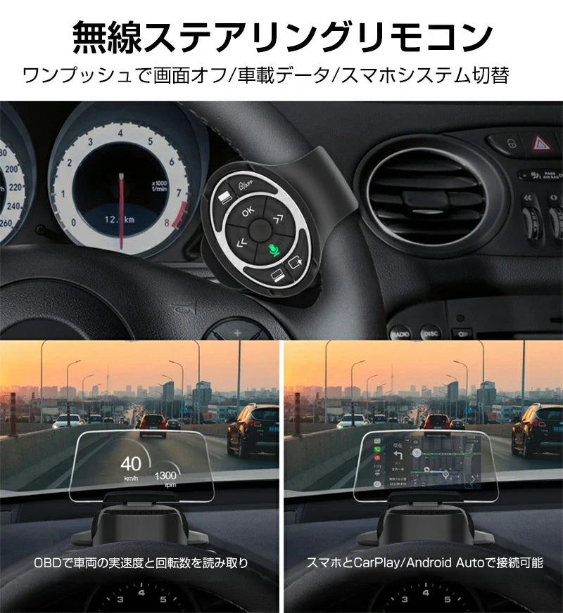 スマートHUDカープロジェクター